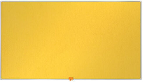 Nobo Wall Mounted Bulletin Board Nobo Surface Colour: Yellow, Size: 51cm H x 89.80cm L  - Size: 20cm H X 60cm W X 2cm D Nobo Wall Mounted Bulletin Board Nobo Surface Colour: Yellow, Size: 51cm H x 89.80cm L  - Size: 20cm H X 60cm W X 2cm D