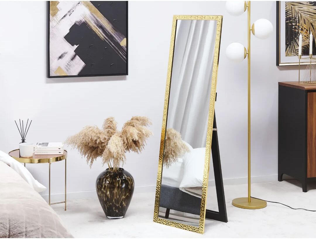 Fairmont Park Rankin Plastic Framed Freestanding Full Length Mirror yellow 140.0 H x 40.0 W x 3.0 D cm