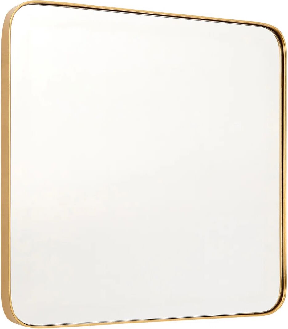 Fairmont Park Bodkin Framed Wall Mounted Accent Mirror in Gold 51.0 H x 51.0 W x 4.0 D cm