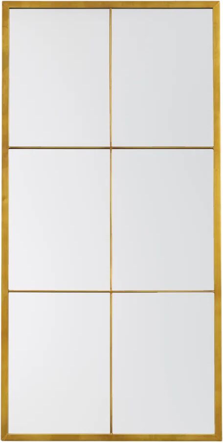 Gallery Direct Wingham Mirror Gold 750X25x1500mm 75.0 H x 150.0 W x 2.5 D cm