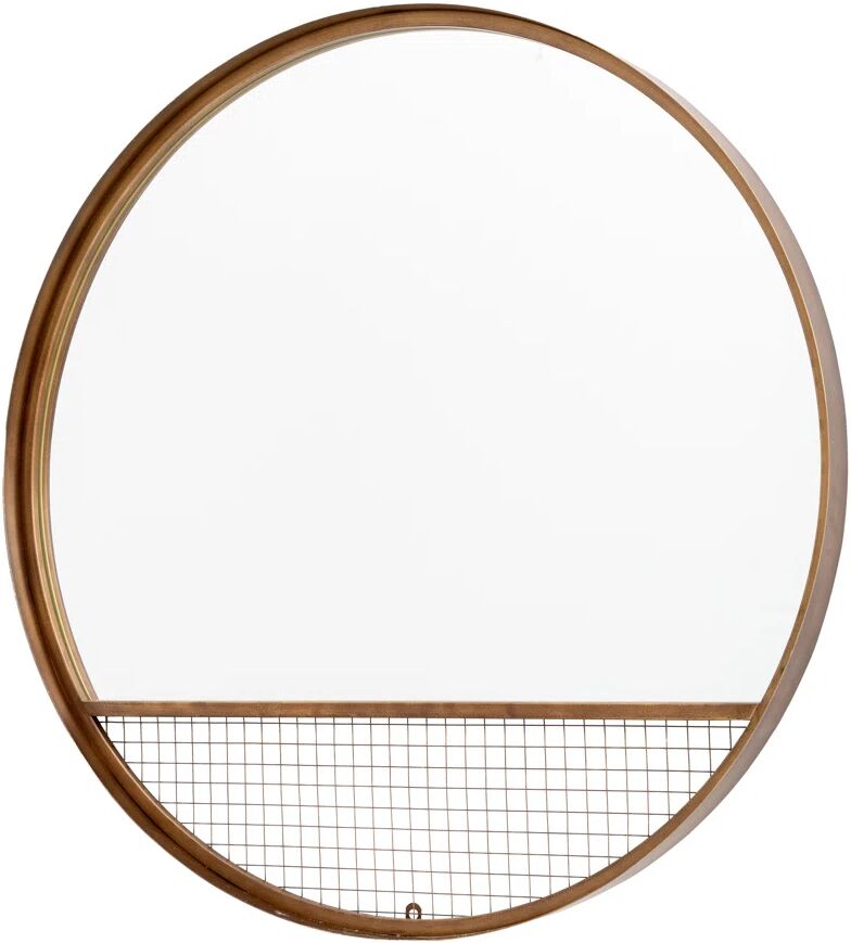 Gallery Direct Northaw Mirror Bronze 840X50x840mm 80.0 H x 80.0 W x 2.0 D cm