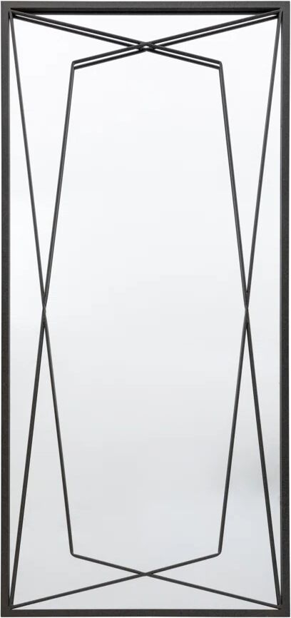 Gallery Direct Rectangle Metal Floor Mirror 160.0 H x 75.0 W x 2.5 D cm