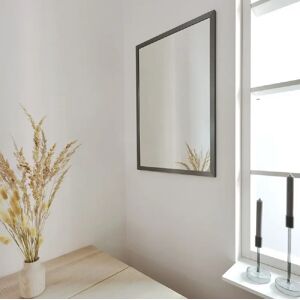 Nielsen Home Rectangle Wood Wall Mirror gray 70.0 H x 50.0 W x 2.8 D cm