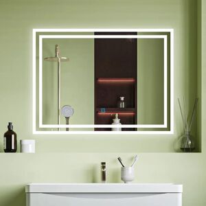 Metro Cassiopeia Rectangle Wall Mirror 100.0 H x 60.0 W x 4.0 D cm