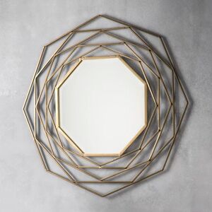 Gallery Direct Octagon Metal Wall Mirror 91.0 H x 91.0 W x 5.0 D cm