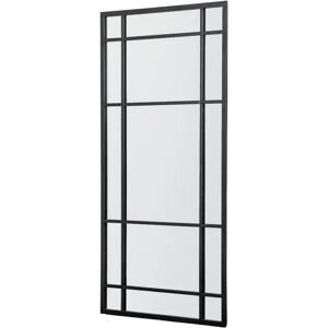 Gallery Direct Margate Mirror Black 750X25x1500mm 75.0 H x 150.0 W x 2.5 D cm