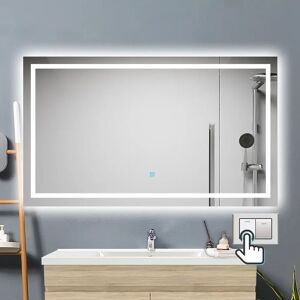 Metro Braegha Rectangle Wall Mounted Bathroom / Vanity Mirror 60.0 H x 100.0 W cm