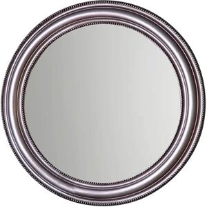 Gallery Direct Guston Round Mirror Pewter 89.5 H x 89.5 W x 3.5 D cm