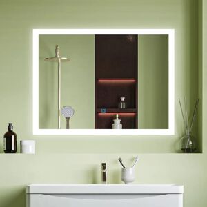 Metro Eamon Rectangle Wall Mirror 100.0 H x 60.0 W x 4.0 D cm