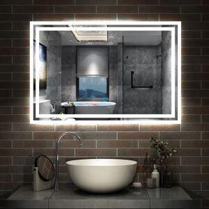 Metro Brelle Rectangle Wall Mirror 60.0 H x 4.0 D cm