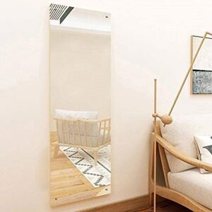 Ivy Bronx Frameless Bathroom Mirror, 60 X 45cm Rectangle Wall Mounted Mirror With Polished Edge & Pre-drilled Holes - Best For Bathroom, Dressing Room 110cm H x 45cm W