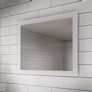Ivy Bronx Arbuckle Lighted Wall Mounted Bathroom Mirror 60cm H x 50cm W
