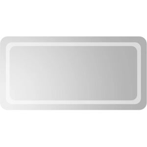 Metro Abularach Lighted Wall Mounted Bathroom Mirror 100 cm H x 50 cm W