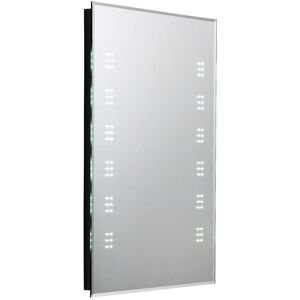 Metro 60 x 80cm Bathroom Illuminated LED Mirror With Demister 80'' x 60''