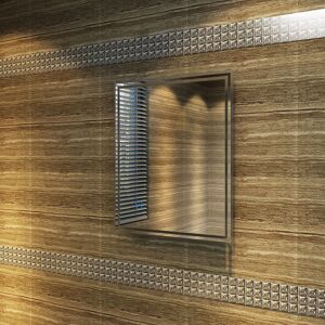 Ivy Bronx Arceneaux Lighted Wall Mounted Bathroom Mirror 60cm H x 50cm W