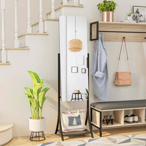 Metro Demetrias Rectangle Floor Mirror Black 155cm H X 42cm W X 37cm D