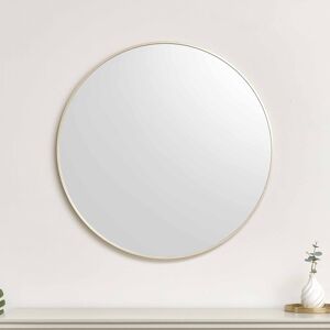 Fairmont Park Large Round Gold Wall Mirror - 80Cm X 80Cm Champagne Gold 80cm H X 80cm W X 3cm D
