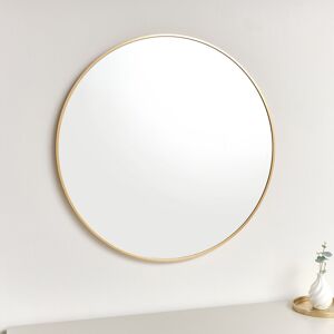 Fairmont Park Large Round Gold Wall Mirror - 80Cm X 80Cm Gold 80cm H X 80cm W X 3cm D