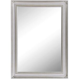 Three Posts Burke High Density Resin Framed Wall Mounted Accent Mirror Silver 74.5cm H x 102.5cm W Three Posts Burke High Density Resin Framed Wall Mounted Accent Mirror Silver 74.5cm H x 102.5cm W