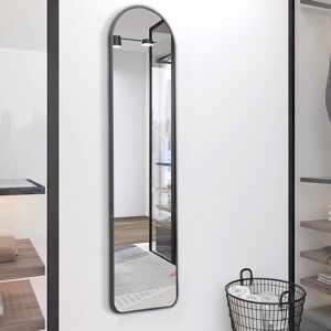 17 Stories Lourinda Metal Framed Full Length Mirror in Black Black 160 cm H x 50 cm W 17 Stories Lourinda Metal Framed Full Length Mirror in Black Black 160 cm H x 50 cm W