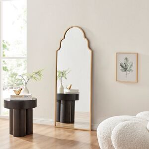 Latitude Vive Azlaan Moroccan Arch Metal Frame Hallway Mirror - Full Length Living Room Mirror Gold 150cm H X 60cm W X 2.5cm D Latitude Vive Azlaan Moroccan Arch Metal Frame Hallway Mirror - Full Length Living Room Mirror Gold 150cm H X 60cm W X 2.5cm D