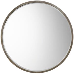 Hashtag Home Thora Round Metal Framed Wall Mounted Accent Mirror WF Higgins Round Mirror Antique Silver 80cm H x 80cm W Hashtag Home Thora Round Metal Framed Wall Mounted Accent Mirror WF Higgins Round Mirror Antique Silver 80cm H x 80cm W