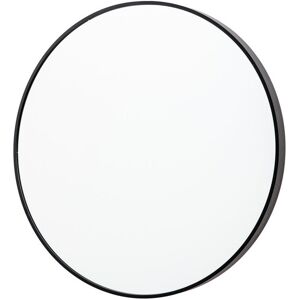 Ebern Designs Lottie Round Metal Framed Wall Mounted Accent Mirror Black 60cm H X 60cm W X 4cm D Ebern Designs Lottie Round Metal Framed Wall Mounted Accent Mirror Black 60cm H X 60cm W X 4cm D