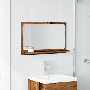 Ebern Designs Dorlene Framed Wall Mounted Bathroom Mirror Artisan Oak 37cm x 40cm Ebern Designs Dorlene Framed Wall Mounted Bathroom Mirror Artisan Oak 37cm x 40cm