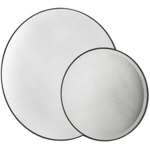 Canora Grey Horfield Wood Framed Wall Mounted Accent Mirror Black 90cm H X 108cm W X 1.5cm D Canora Grey Horfield Wood Framed Wall Mounted Accent Mirror Black 90cm H X 108cm W X 1.5cm D