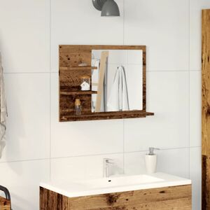 Ebern Designs Adji Vanity Mirror Old Wood 45cm x 60cm Ebern Designs Adji Vanity Mirror Old Wood 45cm x 60cm