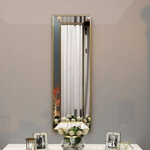 Fairmont Park Mirror Dpancher, Mirror, Wall furnishing item, Mirror decoration, 30x3h90 cm, Gold 90cm H X 3.2cm W X 30cm D Fairmont Park Mirror Dpancher, Mirror, Wall furnishing item, Mirror decoration, 30x3h90 cm, Gold 90cm H X 3.2cm W X 30cm D
