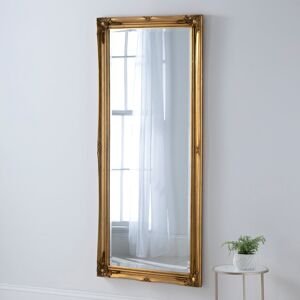 Latitude Run Alberik French Style Carved Wall Mirror Bevelled Gold 166cm H x75cm W Latitude Run Alberik French Style Carved Wall Mirror Bevelled Gold 166cm H x75cm W