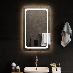 Metro Abularach Lighted Wall Mounted Bathroom Mirror 80 cm H x 50 cm W Metro Abularach Lighted Wall Mounted Bathroom Mirror 80 cm H x 50 cm W
