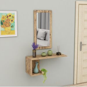 Ebern Designs Emanoila Wood Framed Wall Mounted Accent Mirror Atlantic Pine 80cm H X 29.6cm D Ebern Designs Emanoila Wood Framed Wall Mounted Accent Mirror Atlantic Pine 80cm H X 29.6cm D