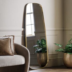 Fairmont Park Holworth Shaped Leaner Mirror Gold 170 cm H x 70 cm W Fairmont Park Holworth Shaped Leaner Mirror Gold 170 cm H x 70 cm W
