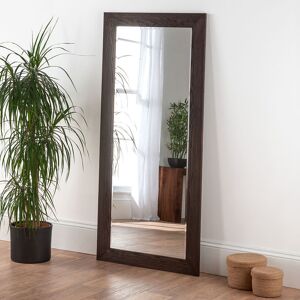 Latitude Run Kymon Wood Framed Wall Mounted Mirror in Dark Brown Dark Brown 169.5cm H x 78cm W Latitude Run Kymon Wood Framed Wall Mounted Mirror in Dark Brown Dark Brown 169.5cm H x 78cm W