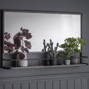 Borough Wharf Wilford Overmantle Shelf Mirror 63cm H X 106cm W X 15cm D Borough Wharf Wilford Overmantle Shelf Mirror 63cm H X 106cm W X 15cm D