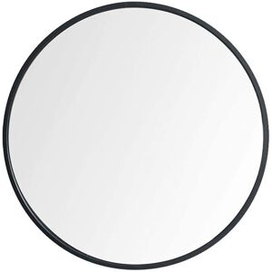Mercury Mccollister Round Framed Wall Mounted Accent Mirror Matt Black 71.1cm H x 71.1cm W Mercury Mccollister Round Framed Wall Mounted Accent Mirror Matt Black 71.1cm H x 71.1cm W