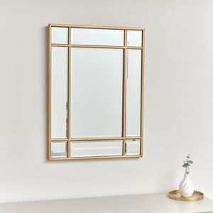 Fairmont Park Gold Framed Art Deco Wall Mirror 75Cm X 55Cm Gold 75cm H X 55cm W X 3cm D Fairmont Park Gold Framed Art Deco Wall Mirror 75Cm X 55Cm Gold 75cm H X 55cm W X 3cm D