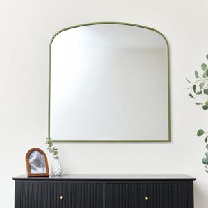 Lark Manor Metal Framed Arched Wall Mirror 90Cm X 90Cm Green 90cm H X 90cm W X 2.5cm D Lark Manor Metal Framed Arched Wall Mirror 90Cm X 90Cm Green 90cm H X 90cm W X 2.5cm D