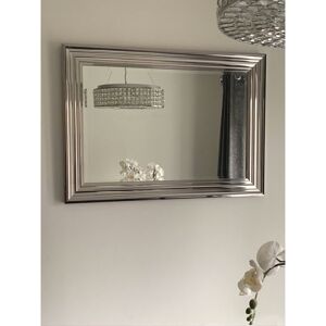 17 Stories Riker Accent Mirror Silver 66cm x 76cm 17 Stories Riker Accent Mirror Silver 66cm x 76cm
