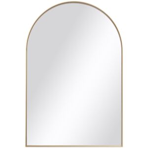 Latitude Run Daryll Arch-Shape Metal Framed Wall Mirror Decorative Gold 75cm H X 50cm W X 3.5cm D Latitude Run Daryll Arch-Shape Metal Framed Wall Mirror Decorative Gold 75cm H X 50cm W X 3.5cm D