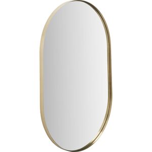 17 Stories Oval Stainless Steel Framed Wall Mounted Accent Mirror Brushed Gold 90cm H X 60cm W X 3cm D 17 Stories Oval Stainless Steel Framed Wall Mounted Accent Mirror Brushed Gold 90cm H X 60cm W X 3cm D