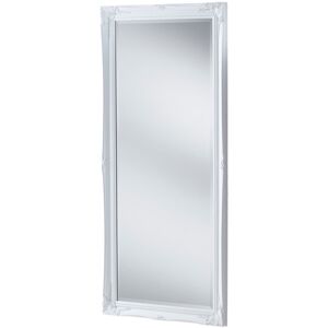 Latitude Run Alberik French Style Carved Wall Mirror Bevelled White 166cm H x75cm W Latitude Run Alberik French Style Carved Wall Mirror Bevelled White 166cm H x75cm W