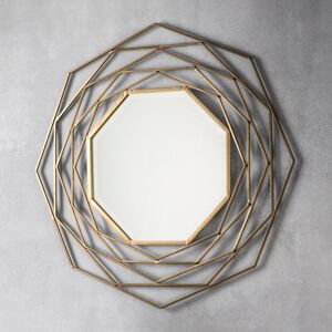 HJ Home Belleville Model Octagon Wall Mirror - Gold HJ Home Belleville Model Octagon Wall Mirror - Gold