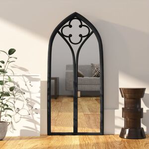 Rosalind Wheeler Mirror Black 100X45 Cm Iron For Indoor Use Black 70cm H x 30cm W Rosalind Wheeler Mirror Black 100X45 Cm Iron For Indoor Use Black 70cm H x 30cm W