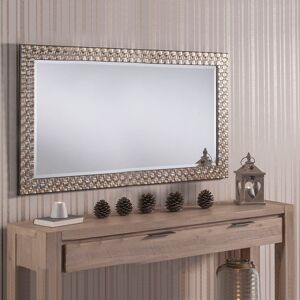 ClassicLiving Beatrice Wood Framed Wall Mounted Accent Mirror in Champagne Gold;Silver;Antique Brass;Antique Bronze 117cm H x 91cm W ClassicLiving Beatrice Wood Framed Wall Mounted Accent Mirror in Champagne Gold;Silver;Antique Brass;Antique Bronze 117cm H x 91cm W