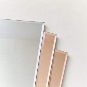Metro Decan Rectangle Mirror Pink 60cm H X 48cm W X 1.5cm D Metro Decan Rectangle Mirror Pink 60cm H X 48cm W X 1.5cm D