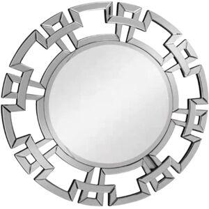 Fairmont Park Aspenson Round Wall Mirror Silver 90cm H X 90cm W X 5cm D Fairmont Park Aspenson Round Wall Mirror Silver 90cm H X 90cm W X 5cm D