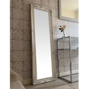 Astoria Grand Sade Tall Solid Wood Framed Wall or Dressing Mirror Antique White 142cm H X 47cm W X 5cm D Astoria Grand Sade Tall Solid Wood Framed Wall or Dressing Mirror Antique White 142cm H X 47cm W X 5cm D